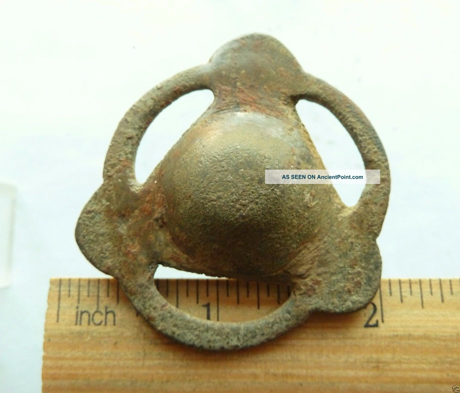 Ancient Medieval Bronze Belt Decoration (192). Viking photo