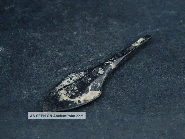 Ancient Bronze Arrow Head Luristian 500 Bc B627 Roman photo
