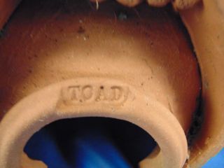 Toad House Red Clay Outside Garden Decoration Inside Fireplace Child ' S Room Art photo
