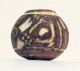 Pre - Columbian Standing Black Large Tailed Dog Bead.  Guaranteed Authentic. The Americas photo 1