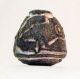 Pre - Columbian Standing Sideways Black Animal Bead.  Guaranteed Authentic. The Americas photo 1