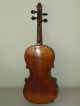 Antique 19th C.  German Violin Tiger Maple With Ebony Fingerboard Germany String photo 3