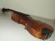 Antique 19th C.  German Violin Tiger Maple With Ebony Fingerboard Germany String photo 4