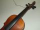 Antique 19th C.  German Violin Tiger Maple With Ebony Fingerboard Germany String photo 5