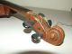 Antique 19th C.  German Violin Tiger Maple With Ebony Fingerboard Germany String photo 6