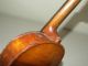 Antique 19th C.  German Violin Tiger Maple With Ebony Fingerboard Germany String photo 7