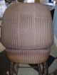 Vintage Wicker Pram Baby Buggy Carraige Stroller Dolls Toy Baby Carriages & Buggies photo 6