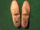 Pair Vintage Maple Wood Size 9 - 1/2 C Carleton Gebl Co Shoe Factory Last 816 Primitives photo 1