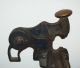 Scarce Antique Vtg Ca 1880 ' S Horse Form Cigar Cutter J.  Reist Figural Cast Iron Other Mercantile Antiques photo 5