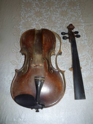 A Fine Old Antique 4/4 Violin Orginal Label photo