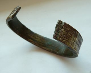 Ancient Bronze Bracelet.  (b245). photo