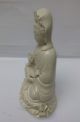 China Colour Dehua Porcelain Seat Lotus Kwan - Yin Bodhisattva Goddess Statue Kwan-yin photo 5