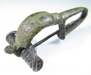 Scarce Ancient Roman Bow Type Brooch/fibula - Low Starting Price - 899 photo