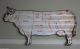 Big Cow Butcher Meat Chart Wall Sign/message Board Primitive Farmhouse Decor Primitives photo 3