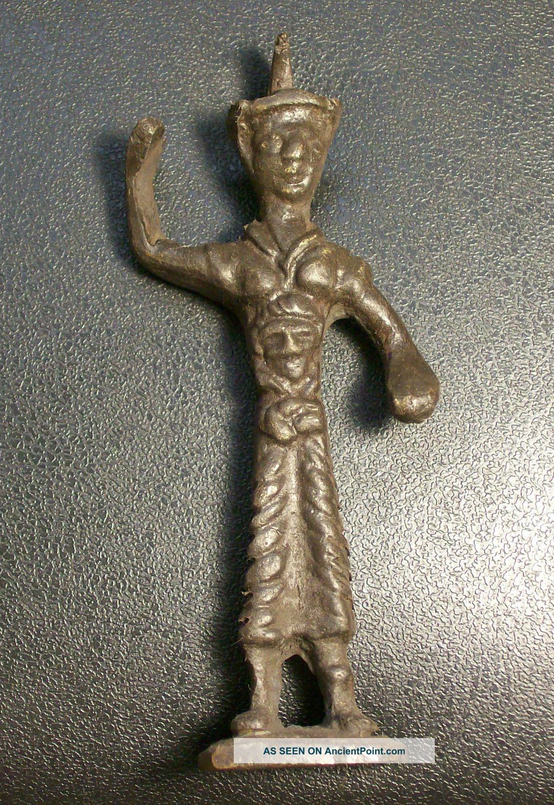 Reproduction Ancient Trojan War Thracian Warrior 12 Century Bc Figurine Figure Reproductions photo