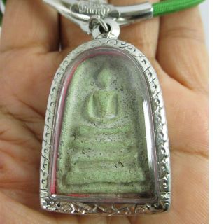 Phra Somdej By Wat Maha That A.  D.  2009,  100 Thai Amulet Necklace photo