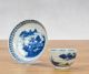 Chinese Porcelain C&s Landscape Boat Tea Cup Saucer 18th Century Glasses & Cups photo 1