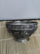 Chinese Collectible Miao Silver Carved Dragon And Phoenix Bowl Bracelets photo 1