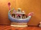 A Chinese Porcelain ' Dragon ' Boat With Dancing Figures 19th Century Plates photo 2