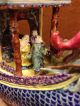 A Chinese Porcelain ' Dragon ' Boat With Dancing Figures 19th Century Plates photo 4