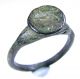 Ancient Celtic Bronze Zoomorphic Seal Ring - Wearable - 896 Roman photo 1