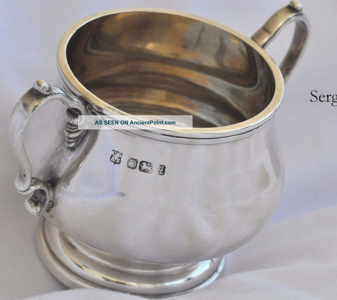 Antique 925 Sterling Silver Cup/bowl Hallmarked Birmingham England Vintage Cups & Goblets photo