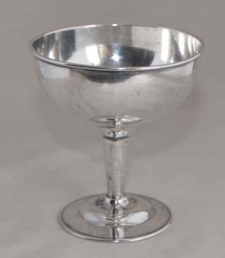 77g Vintage Sterling 925 Silver Wine Goblet/champagne Coupe photo