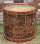 Large Antique Abner Stevens Military Drum,  Brass Tacks,  War Of 1812 Period,  Nr Percussion photo 1