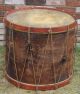 Large Antique Abner Stevens Military Drum,  Brass Tacks,  War Of 1812 Period,  Nr Percussion photo 4