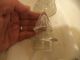 Vintage Apothecary Jar Ribbed Finial Lid Clear Glass Drug Store Bottle 13 