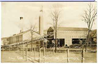Postcard Coal Mining Tipple & Power Plant Sagamore Armstrong Co Pennsylvania photo
