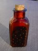 Antique Medicine Bottle Extract Cascara Sagrada Pills Label Half Contents Bottles & Jars photo 1