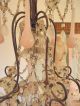 Fab Vintage Macaroni Beaded Chandelier Swags,  Dripping Crystals,  Pink Prisms Chandeliers, Fixtures, Sconces photo 2