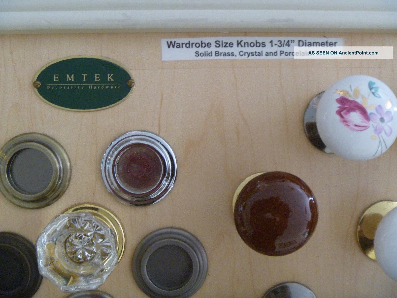 Emtek 20 Wardrobe Door Knobs Pulls Store Sample Decorative
