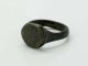 W038.  Roman Bronze Ring Engraved Ring Roman photo 3