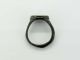 W038.  Roman Bronze Ring Engraved Ring Roman photo 4