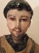 Antique 1700s Handmade Carved Wood Religious Saint Santos Friar Statue Sculpture Carved Figures photo 2