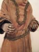 Antique 1700s Handmade Carved Wood Religious Saint Santos Friar Statue Sculpture Carved Figures photo 3