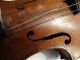 Antique Stradivarius Violin W/wood Coffin Case As Found 1723 String photo 9