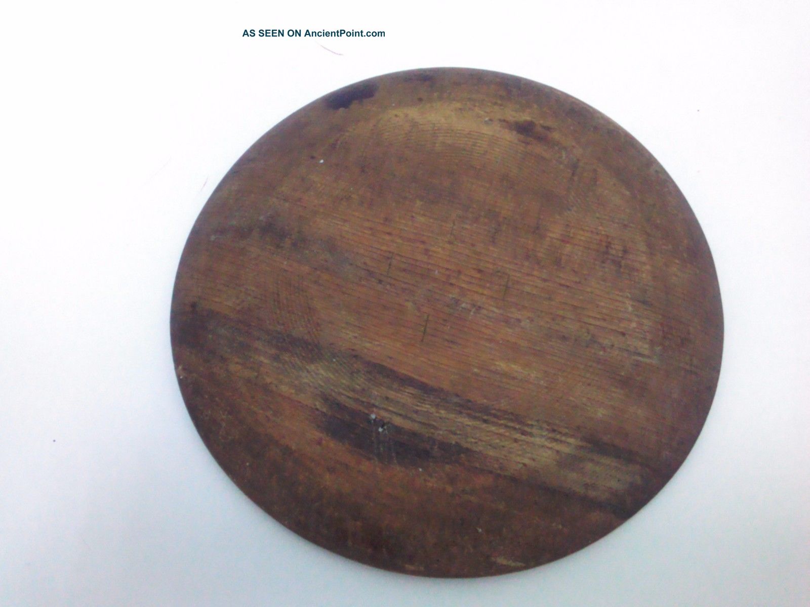Primitive Authentic Antique Wooden Bowl,  Cup,  Plate With Old Dark Patina Primitives photo