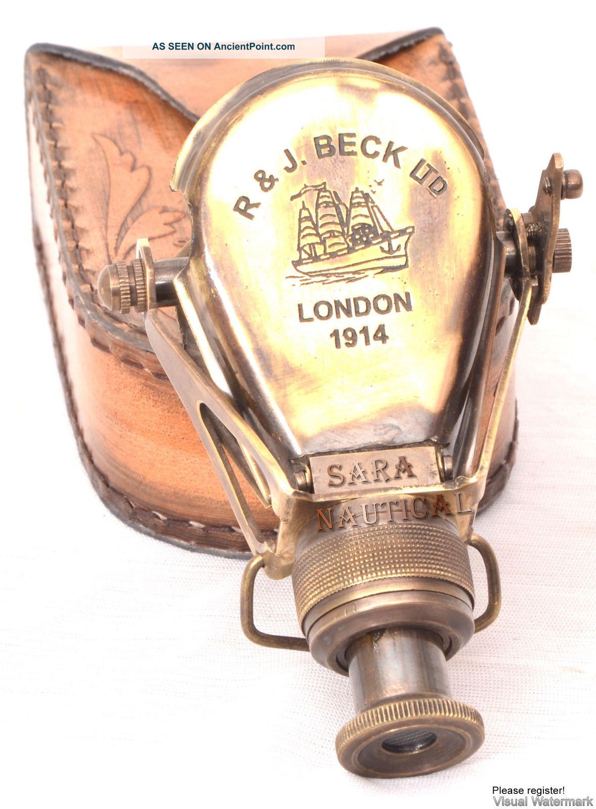 Antique Brass Monocular Binocular Telescope Vintage Nautical Spyglass Scope Telescopes photo
