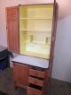 56745 Antique Oak Hoosier Kitchen Cabinet Chest Rare Size 1900-1950 photo 9