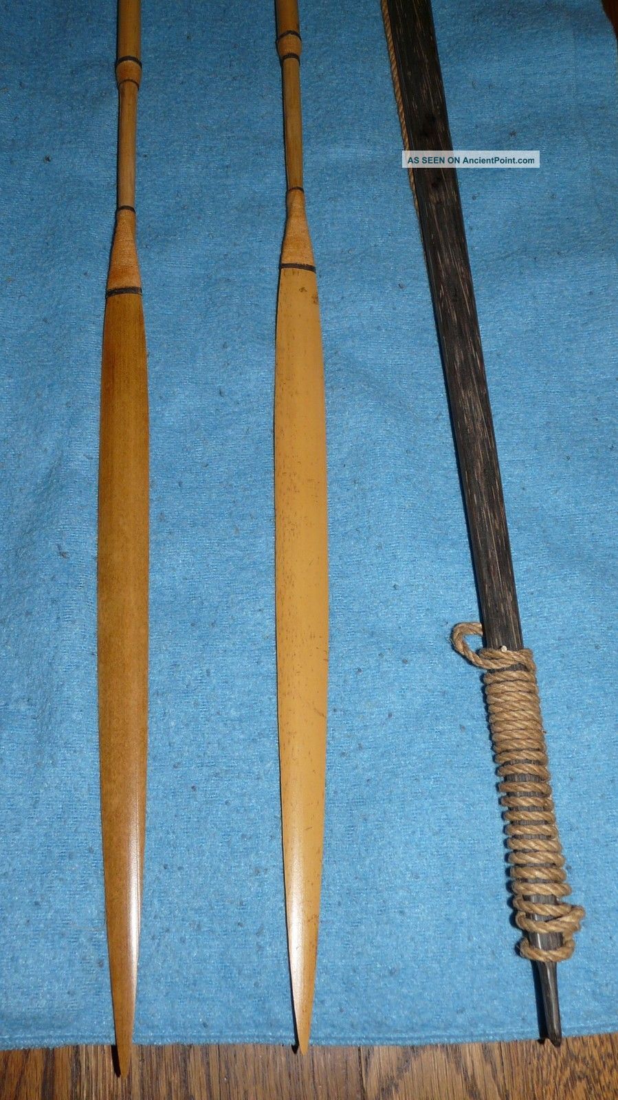 Rare Matses Peru Amazon Indian Bow And Arrows Latin American photo
