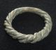 Massive Viking Ancient Artifact Silver Twisted Ring Circa 700 - 800 Ad - 2226 Scandinavian photo 1
