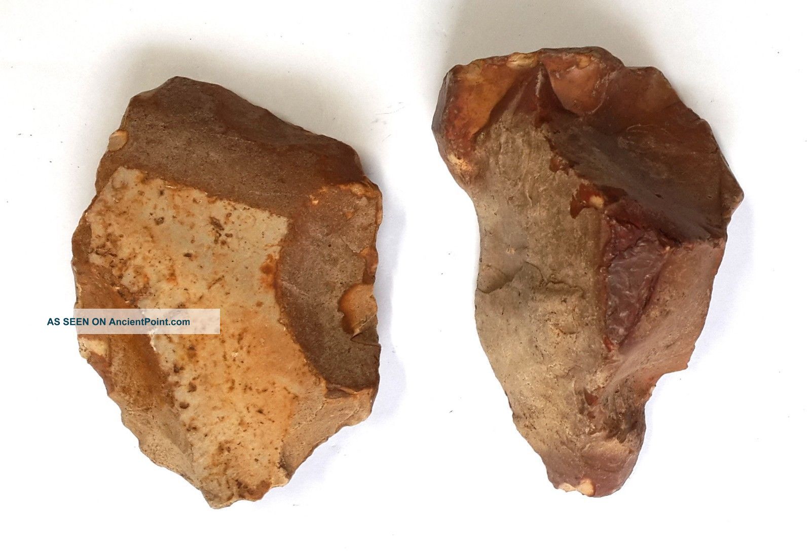 2 Stones Flintstones Looks Like Hand Tools Similar To Neanderthal Paleolithic Neolithic & Paleolithic photo