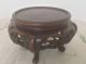Antique Chinese Carved Hardwood Stand Woodenware photo 1