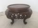 Antique Chinese Carved Hardwood Stand Woodenware photo 4