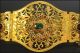 A Fine Rare Chinese Bronze Gilted Gold Insert Gem Belt Other Antique Chinese Statues photo 1
