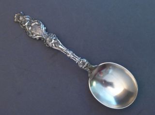 Lily - Whiting Sterling Gumbo Soup Spoon - Mono C photo