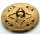 Antique Button Enamel Button Pierced W Hand Painted Flowers And Cut Steels Buttons photo 1